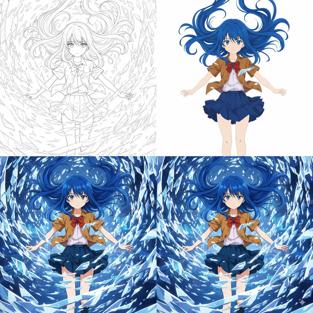 Anime AI Filter - KomikoAI, image size:1024x1024